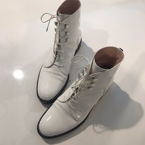 dior patent leather boots